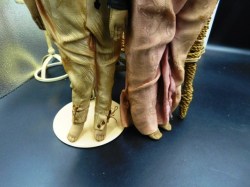 2 ethnic silk cloth dolls c